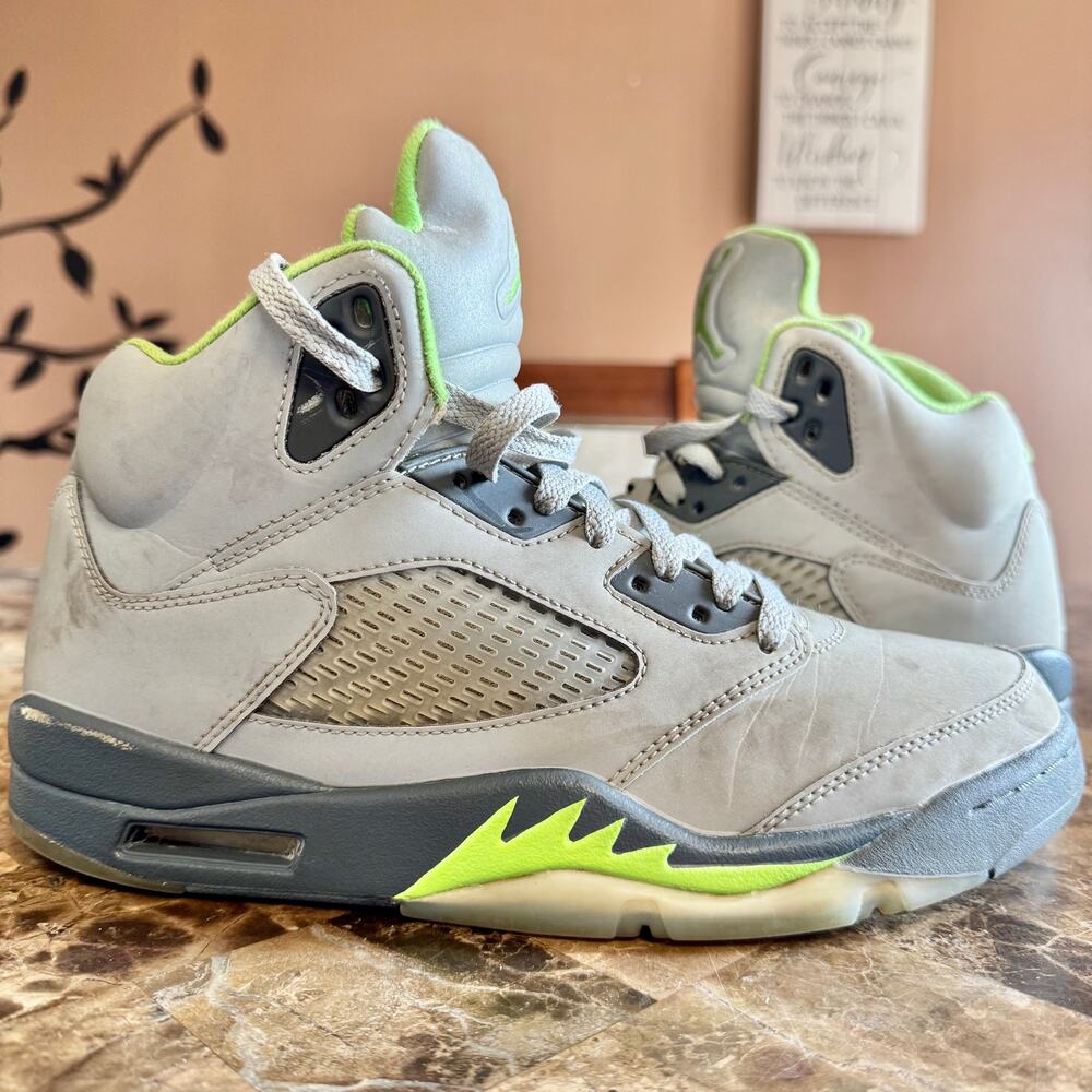 Nike Air Jordan V Retro 5 Green Bean 2022 Men's Basketball Shoes Sneakers